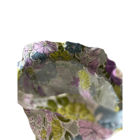 Vera Bradley Ditty Bag Watercolor Drawstring Cosmetic Pouch Pre-Owned Like New - Picture 2 of 3